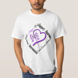 Faith Hope Kärlek Butterfly - Crohns Disease T-shirt