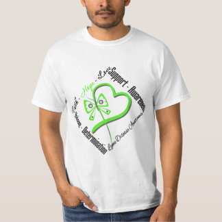Faith Hope Kärlek Butterfly - Lyme Disease T Shirt