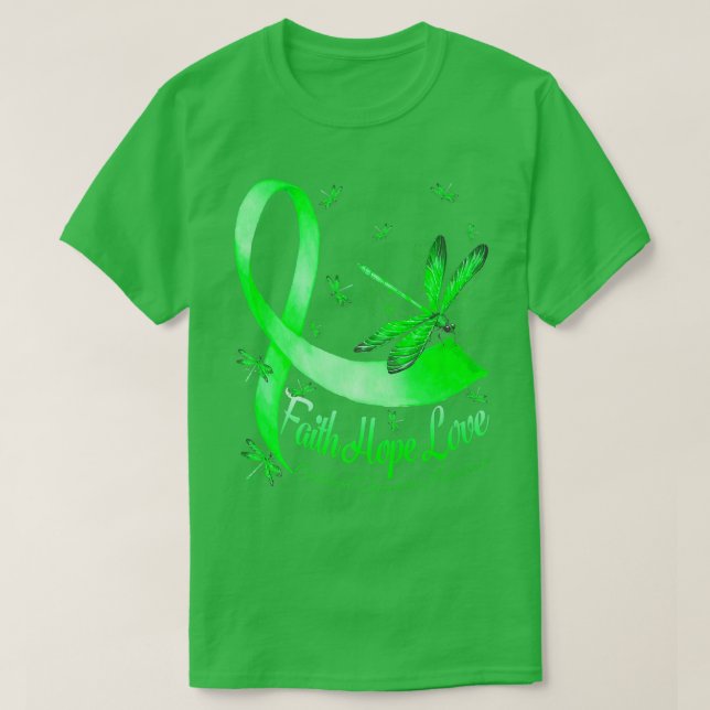 Faith Hope Kärlek Childancy Depression Awareness D T Shirt (Design framsida)