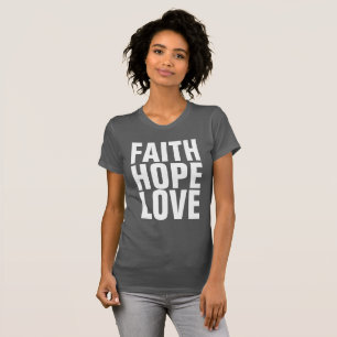 FAITH HOPE KÄRLEK Christian T-shirts