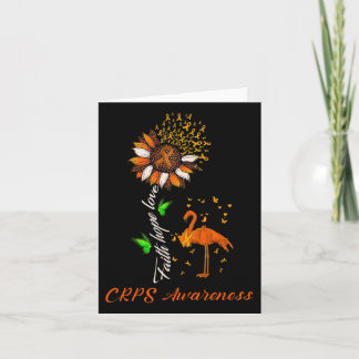 Faith Hope Kärlek Crps Awareness Month Warrior Ora Kort