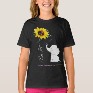 Faith Hope Kärlek Down Syndrome Awareness T Shirt