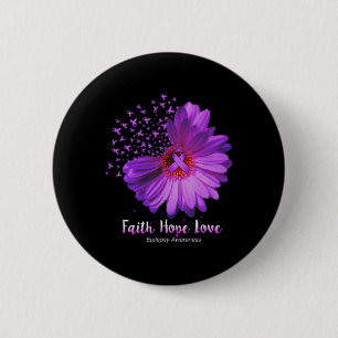 Faith Hope Kärlek Epilepsy Awareness Solros Knapp