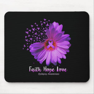 Faith Hope Kärlek Epilepsy Awareness Solros Musmatta