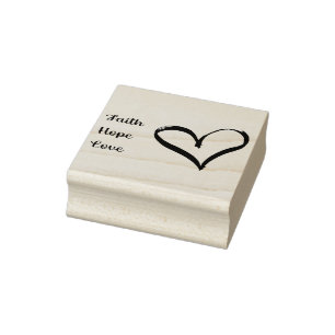 Faith, Hope, Kärlek frimärke Stämpel