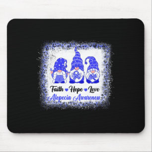 Faith Hope Kärlek Gnomes Alopecia Awareness Leopar Musmatta