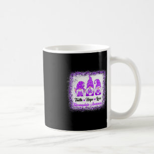 Faith Hope Kärlek Gnomes Fibromyalgia Awareness Le Kaffemugg
