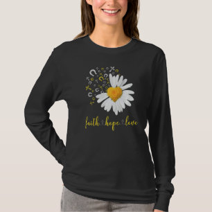 Faith & Hope & Kärlek Horse Daisy Chirstian God Re T Shirt