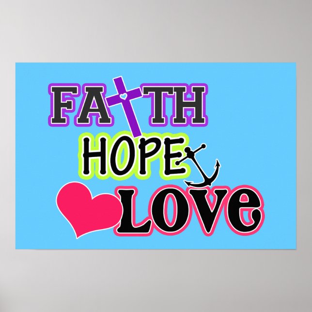 "Faith Hope Kärlek" ICOR 13 Poster (Framsidan)