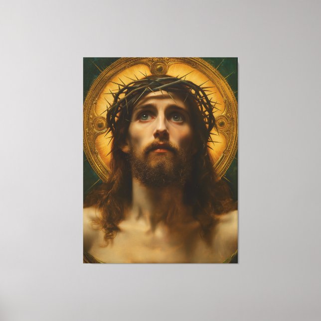 Faith Hope Kärlek | Jesus Kristus Christian Gift Canvastryck (Framsida)