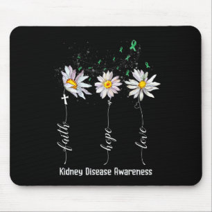 Faith Hope Kärlek Kidney Disease Awareness Flower Musmatta