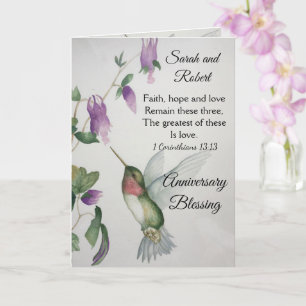 Faith Hope Kärlek lite annonsdag Blessing Kort
