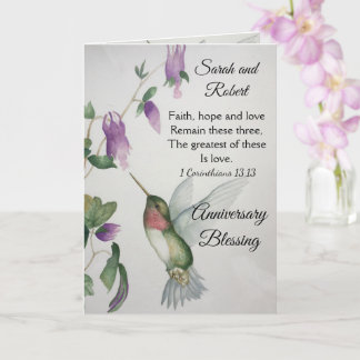 Faith Hope Kärlek lite annonsdag Blessing Kort