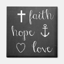 Faith, Hope, Kärlek Magnet