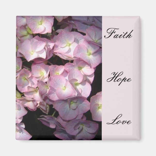 Faith, Hope, Kärlek-magnet Magnet (Framsidan)