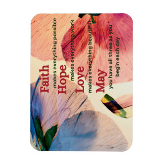 Faith Hope Kärlek May Magnet