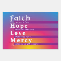 Faith, Hope, Kärlek, Mercy