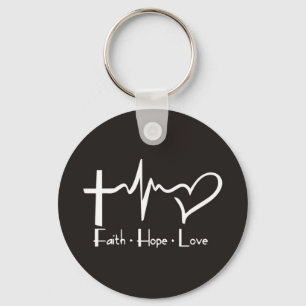 Faith Hope Kärlek Nyckelring