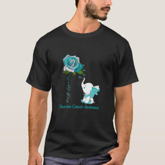Faith Hope Kärlek Ovarian Cancer Awareness T Shirt