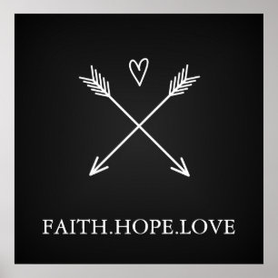 Faith, Hope Kärlek Poster