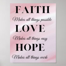 Faith, Hope, Kärlek