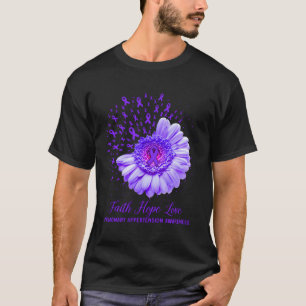 Faith Hope Kärlek Pulmonary Hypertension Awareness T Shirt