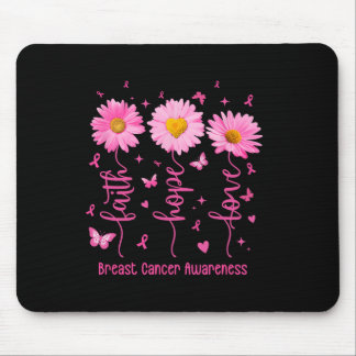 Faith Hope Kärlek Rosa Ribbon Breast Cancer Awaren Musmatta