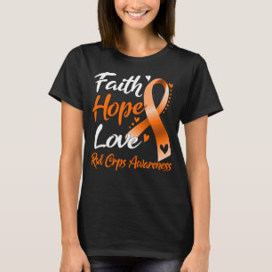Faith Hope Kärlek Rsd Crps Awareness T Shirt
