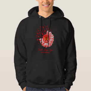 Faith Hope Kärlek Sepsis Awareness Survivor Fighte Hoodie