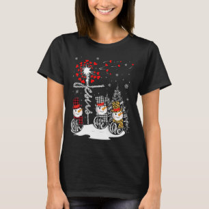 Faith Hope Kärlek Snögubbe Jesus Dandelion Christi T Shirt