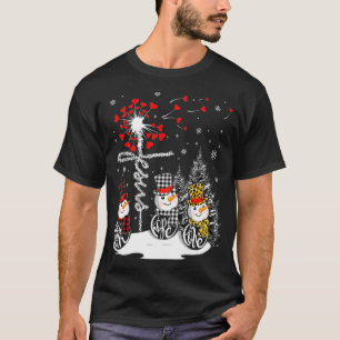 Faith Hope Kärlek Snögubbe Jesus Dandelion Christi T Shirt