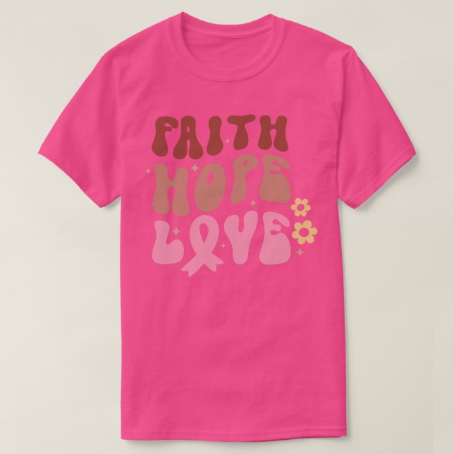 Faith Hope Kärlek T Shirt (Design framsida)