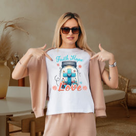 Faith hope kärlek t shirt