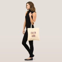 Faith Hope Kärlek tote