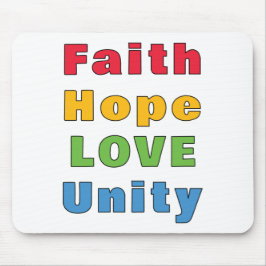 Faith Hope Kärlek Unity Musmatta