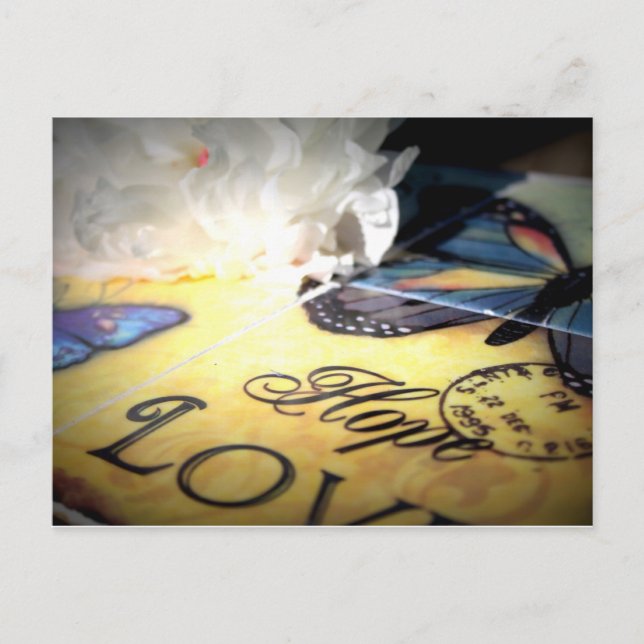 Faith, Hope, Kärlek vykort (Framsida)