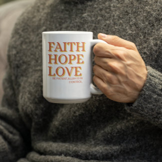 Faith.Hope.Love Kaffemugg