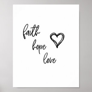 Faith, Hope, Love - Poster