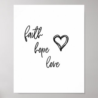 Faith, Hope, Love - Poster