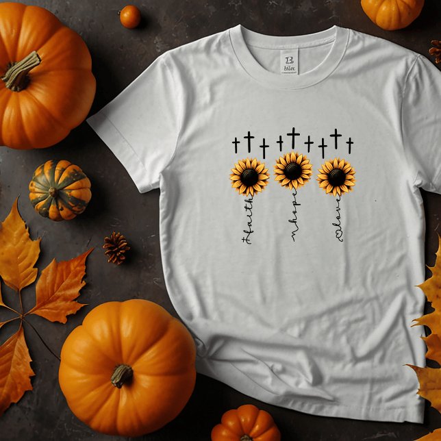 Faith, Hope, Love Solros T-shirt (Faith, Hope, Love :))