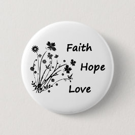 Faith Hope och Kärlek Knapp