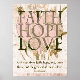Faith, Hope och Kärlek Poster