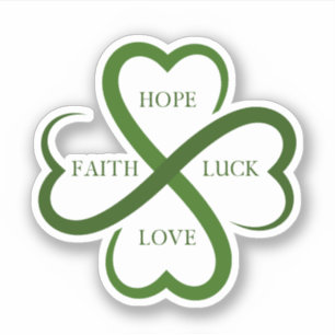 Faith, Hope, Tur, Kärlek Klistermärken