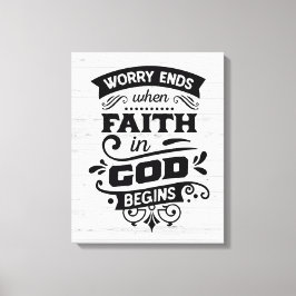 Faith in God Canvastryck