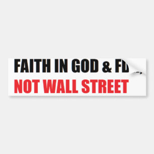 FAITH IN GOD & FDR, FOunderR AV SÄKERHET I SOCIAL Bildekal