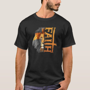 Faith in God   Strong Lion Believe in God T Shirt
