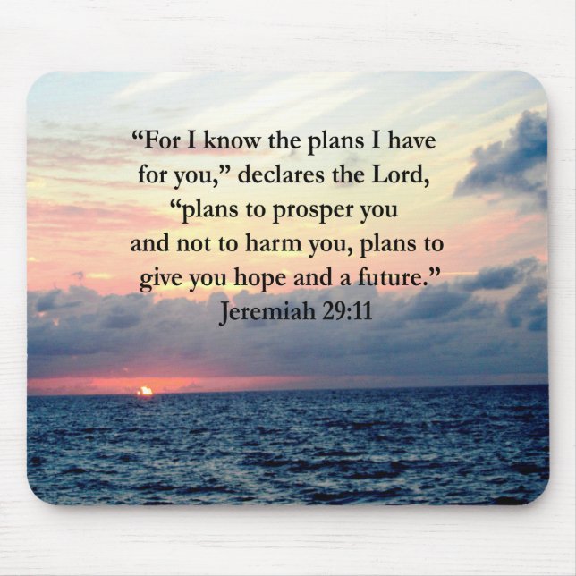 FAITH IN JEREMIAH 29:11 SUNRISE VERSE MUSMATTA (Framsidan)