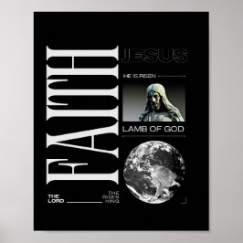 Faith in Jesus, Guds konstens lamm Poster