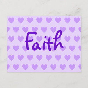 Faith in Lila Vykort