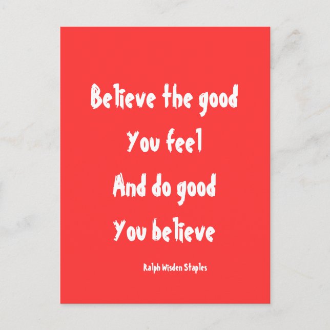 Faith in you vykort (Framsida)